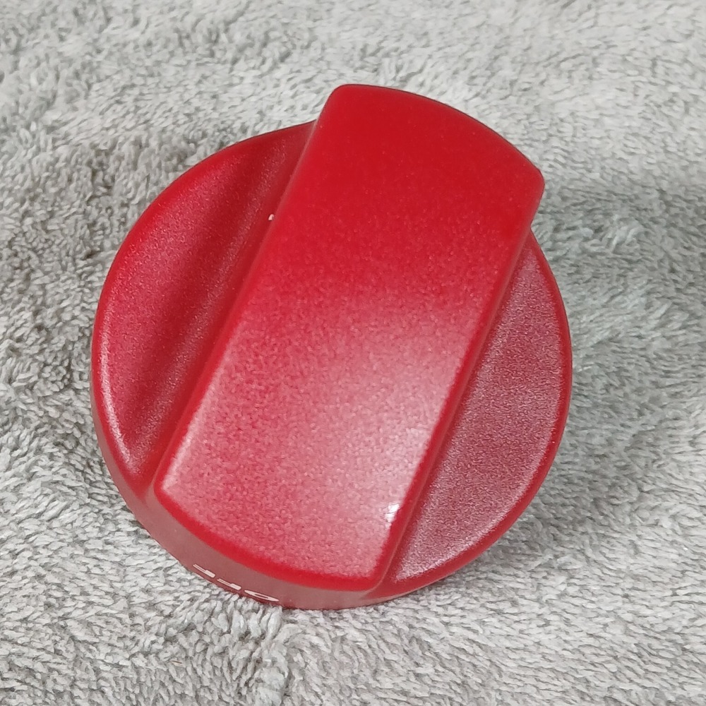 Wolf Gas Range Burner Control Knob Red 822197 Replacement NEW - Picture 2 of 8